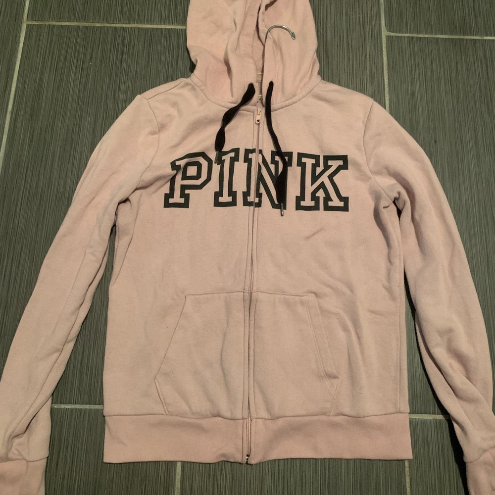 PINK hoodie .